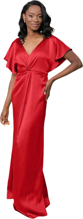 Gwen Satin Dress | Made To Order - Image 44