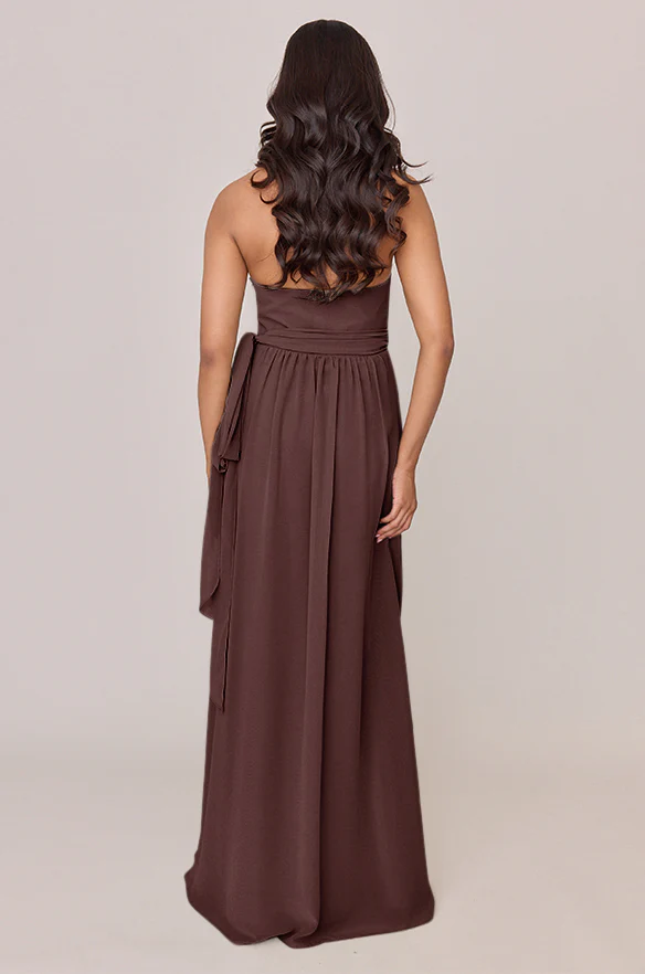 Hannah Chiffon Faux Wrap Dress | Made To Order - Image 92