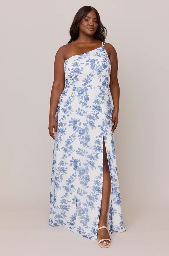 Inez Chiffon Floral Print Dress | Made To Order - Image 7