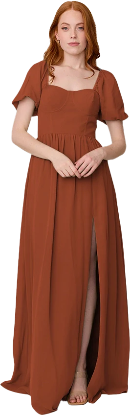 Isabella Chiffon Dress | Made To Order - Image 136