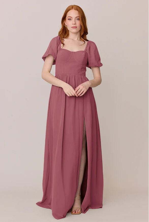 Isabella Chiffon Dress | Made To Order - Image 78