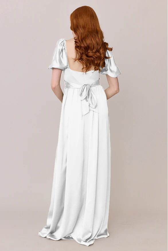 Isabella Satin Dress | Made To Order - Image 107
