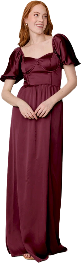 Isabella Satin Dress | Made To Order - Image 115