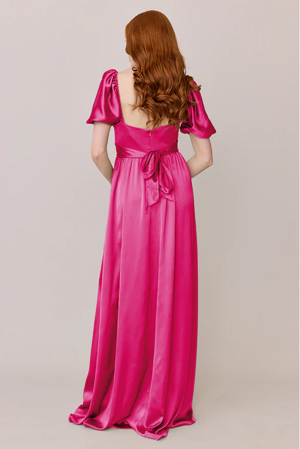 Isabella Satin Dress | Made To Order - Image 61