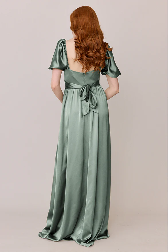 Isabella Satin Dress | Made To Order - Image 91