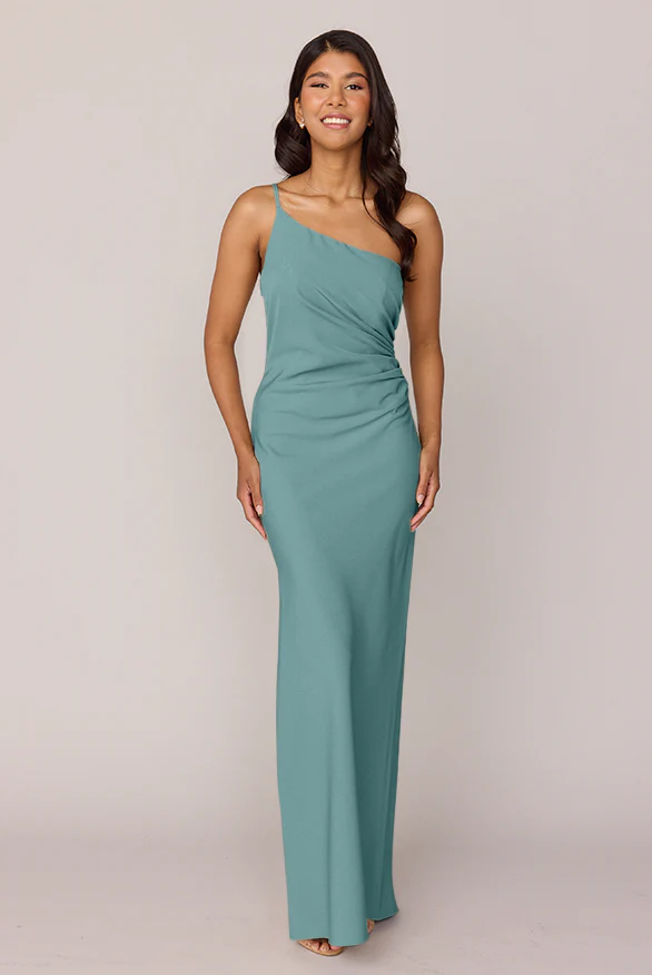 Jade Crepe Dress | Made To Order - Image 145