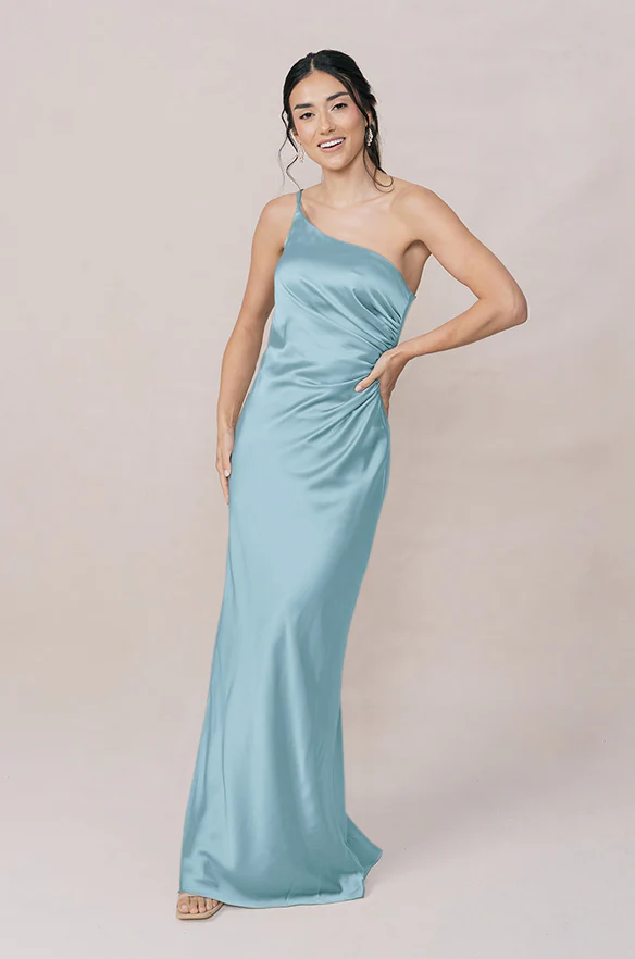 Jade Satin Dress | Made To Order - Image 109