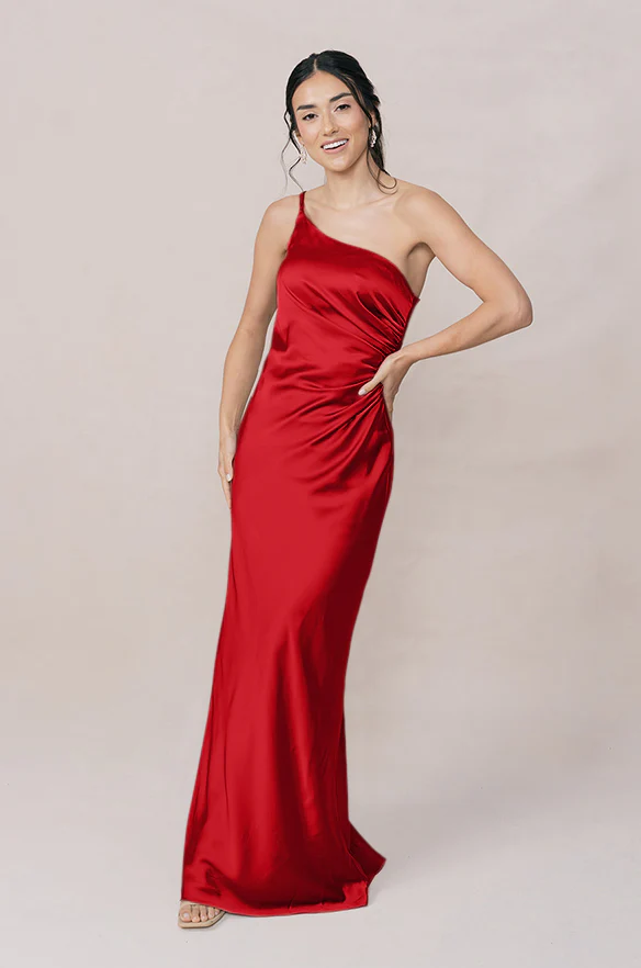 Jade Satin Dress | Made To Order - Image 131