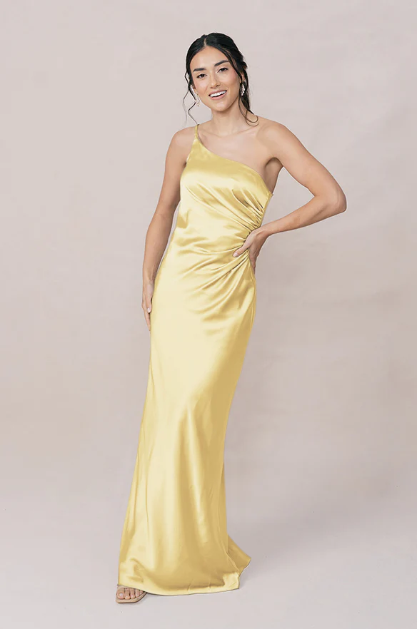 Jade Satin Dress | Made To Order - Image 159