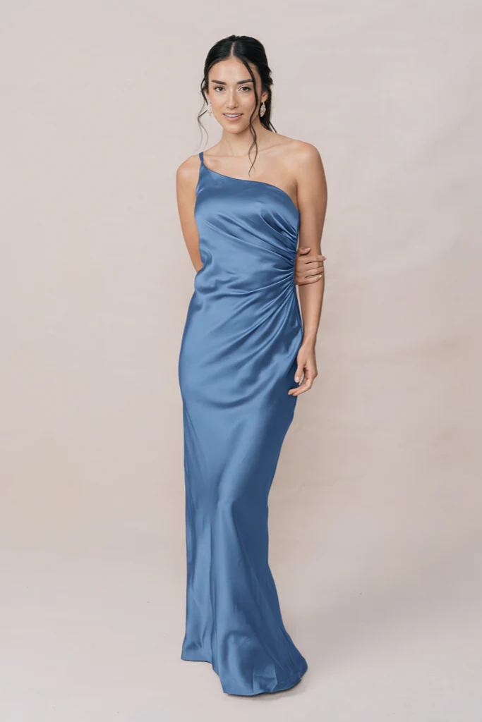 Jade Satin Dress | Made To Order - Image 167