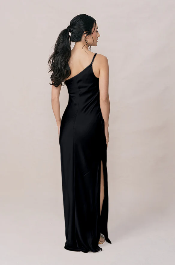 Jade Satin Dress | Made To Order - Image 70