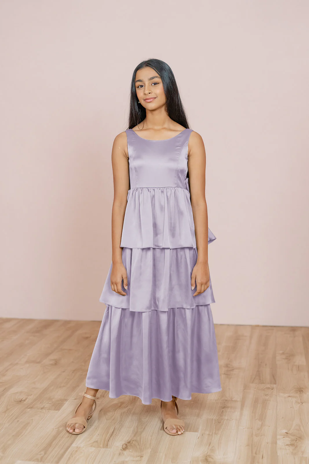 Juniors Georgia Satin Dress | Made To Order - Image 46