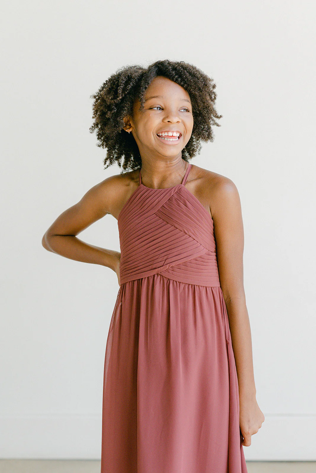 Juniors Mackenzie Chiffon Dress | Made To Order - Image 5