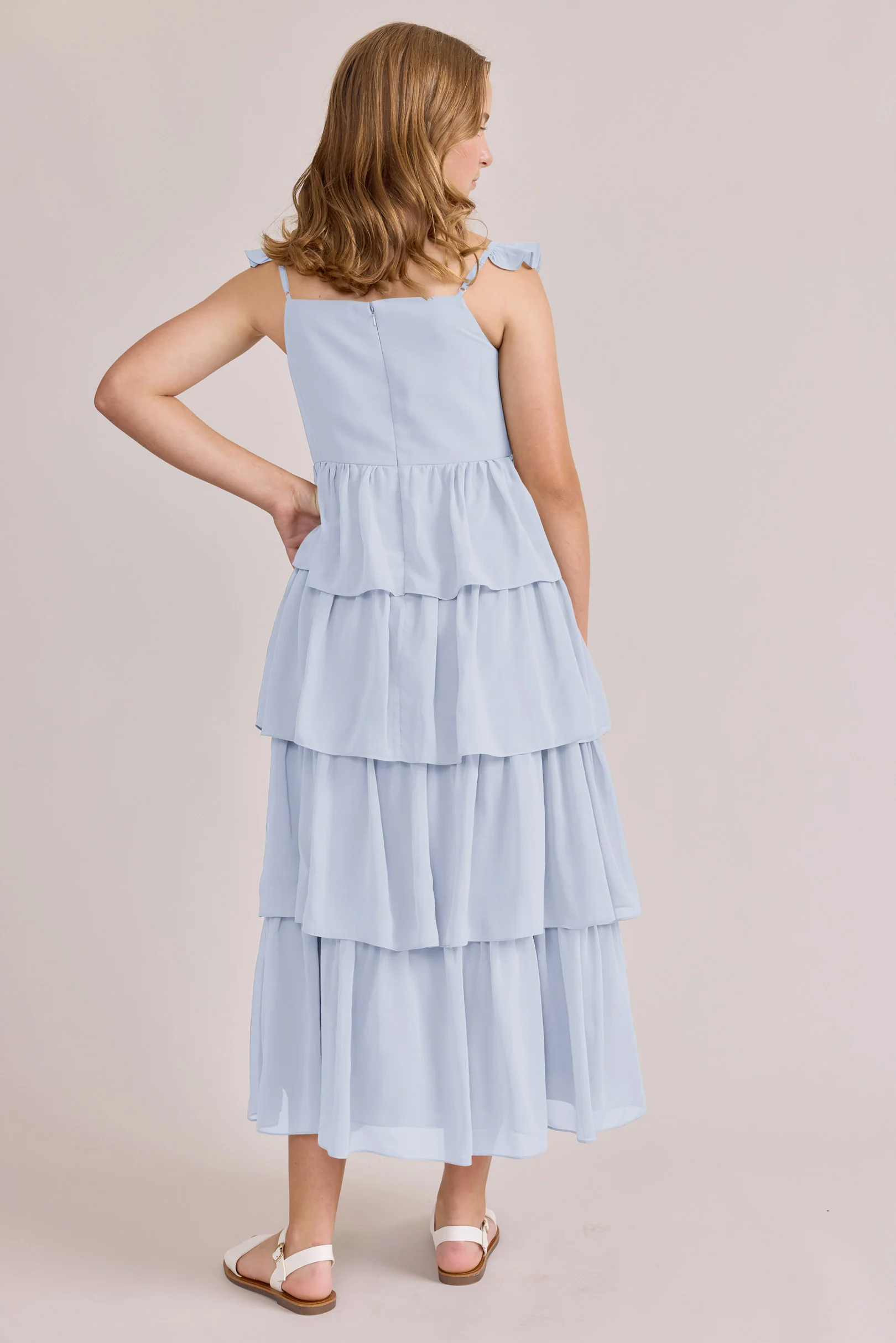 Juniors Poppy Chiffon Dress | Made To Order - Image 27