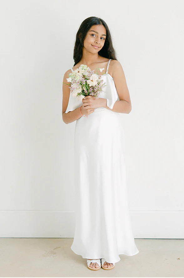 Juniors Riley Convertible Satin Dress | Made To Order - Image 3