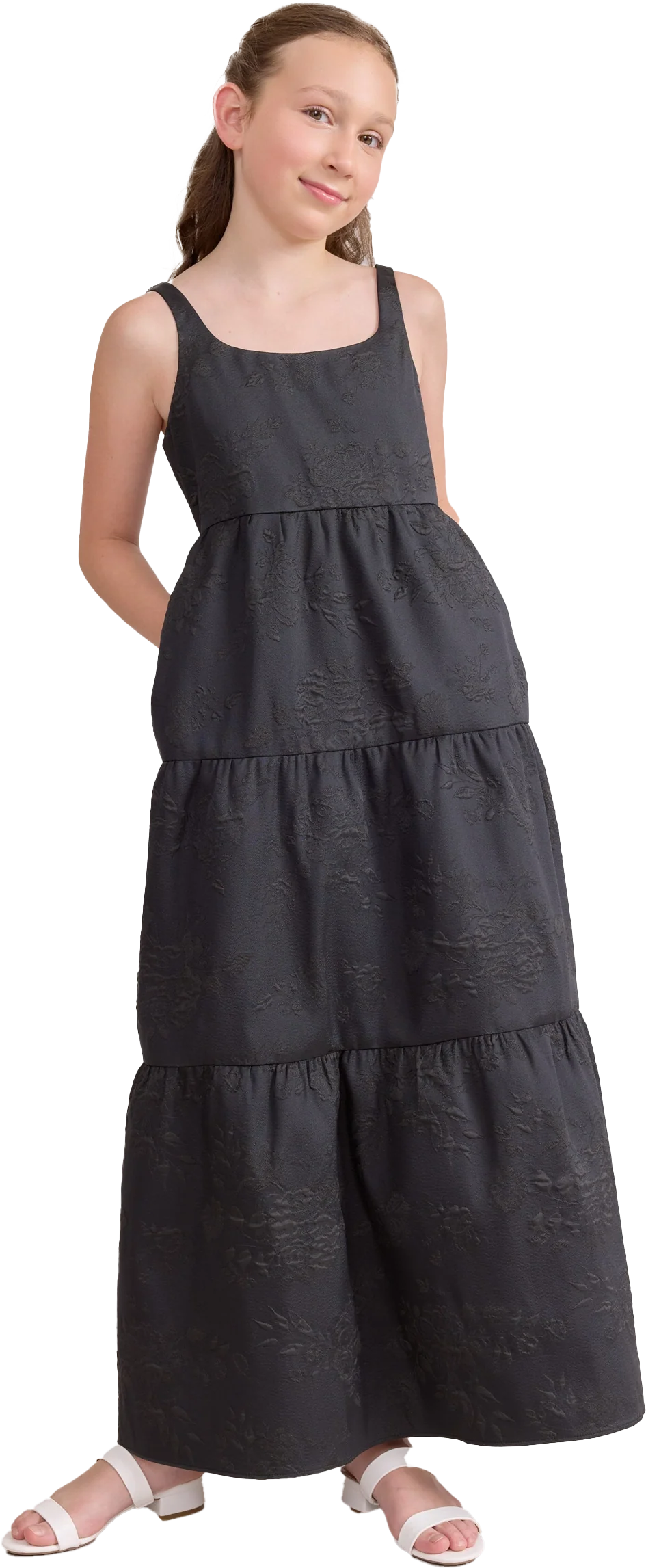 Juniors Winslet Jacquard Dress | Made To Order - Image 12