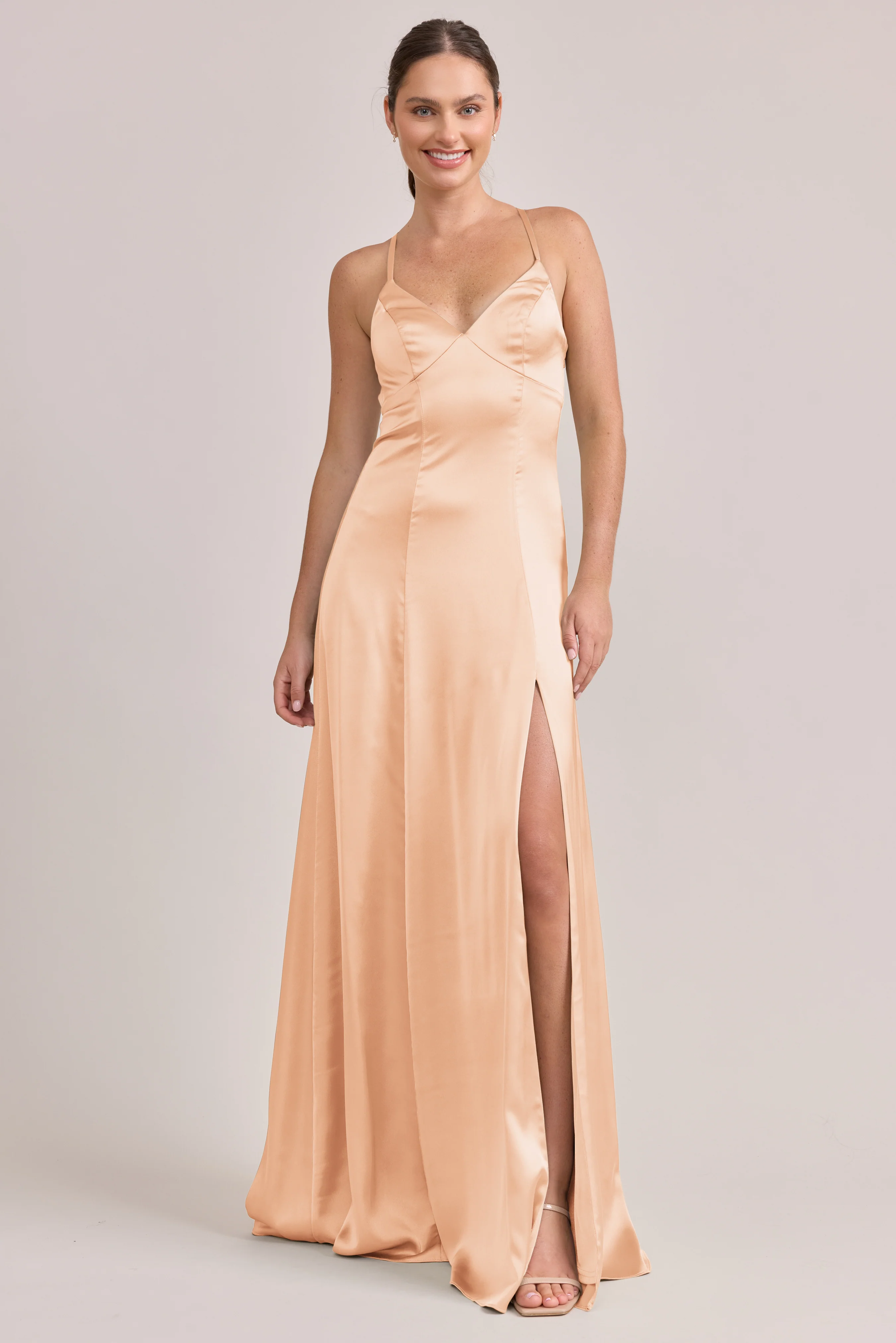 Karsyn Satin Dress | Made To Order - Image 103