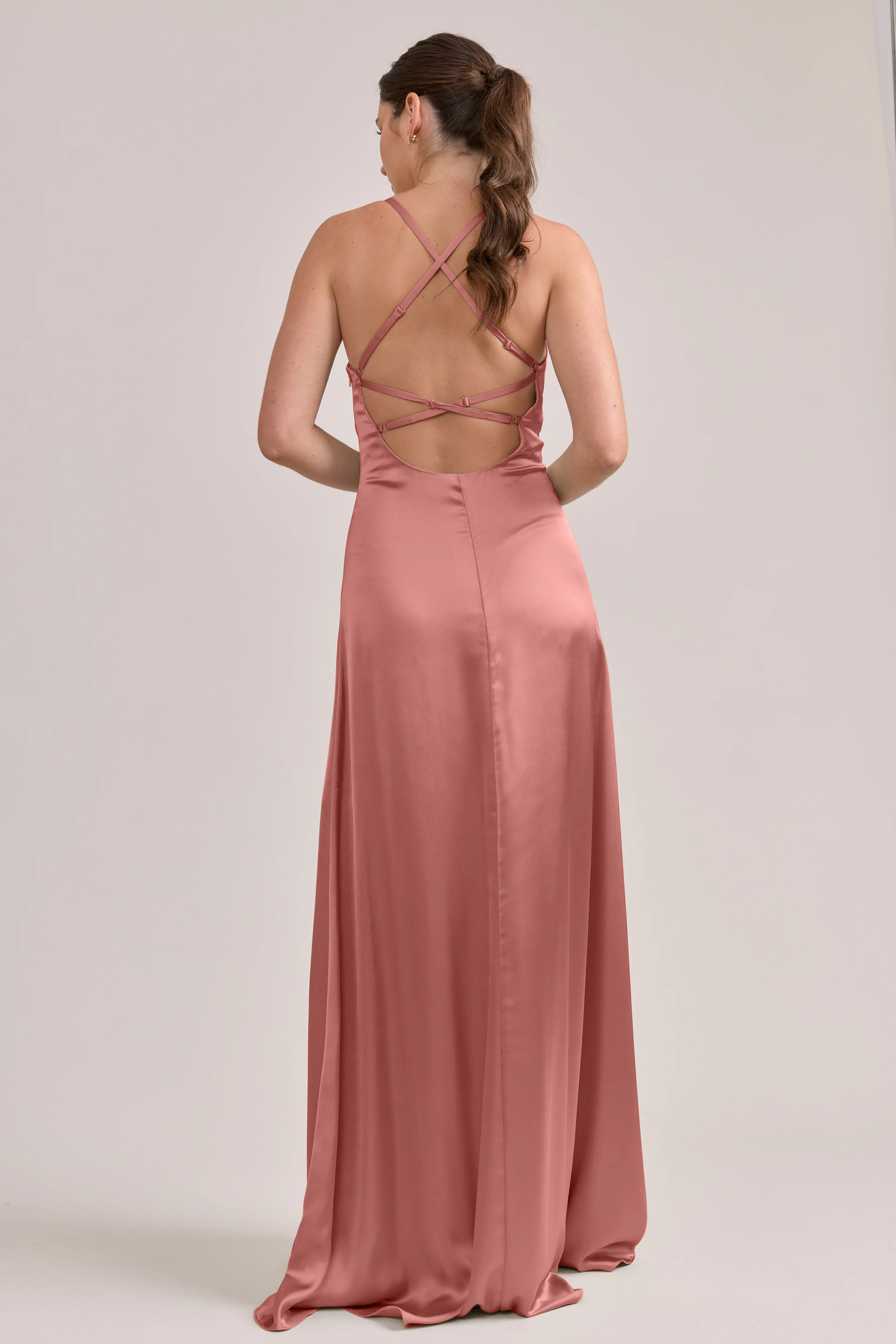 Karsyn Satin Dress | Made To Order - Image 39