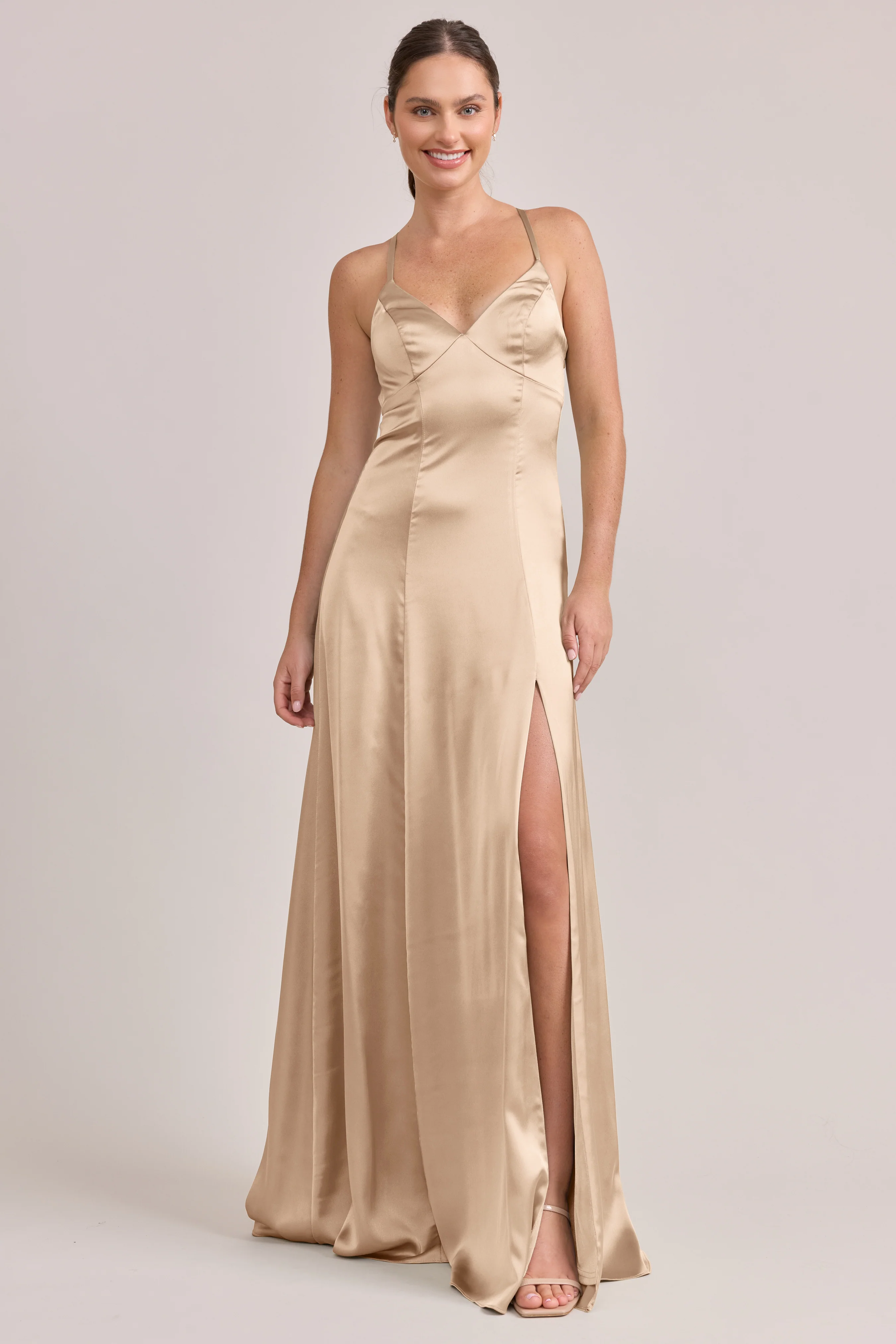 Karsyn Satin Dress | Made To Order - Image 64