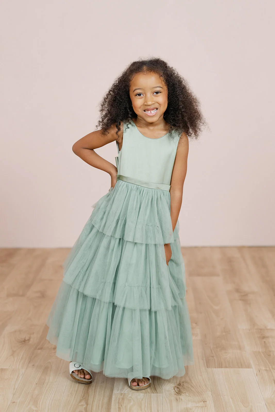 Kids Breely Satin + Tulle Dress | Made To Order - Image 27