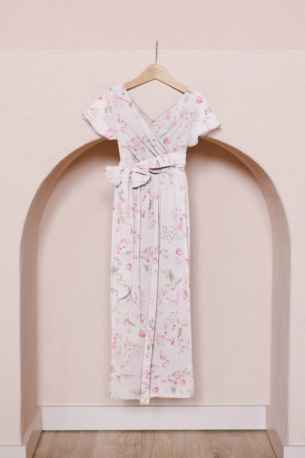 Kids Harper Chiffon Faux Wrap Dress | Made To Order - Image 58