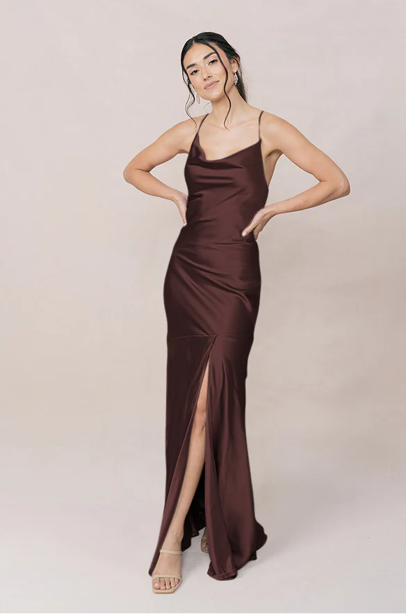 Kimora Satin Dress | Made To Order - Image 108