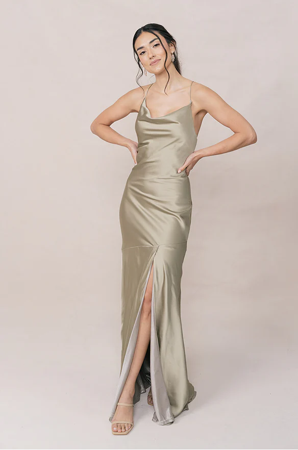 Kimora Satin Dress | Made To Order - Image 138