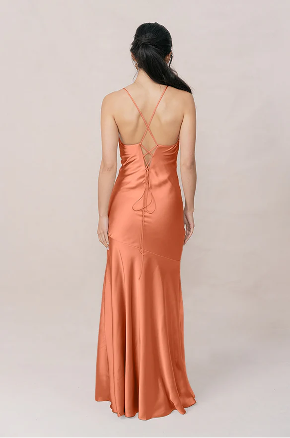 Kimora Satin Dress | Made To Order - Image 145