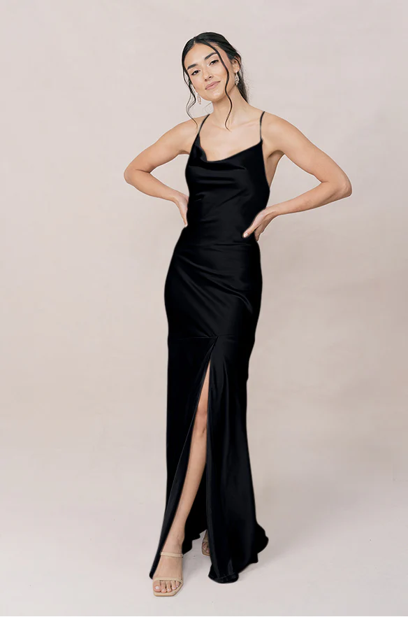 Kimora Satin Dress | Made To Order - Image 62