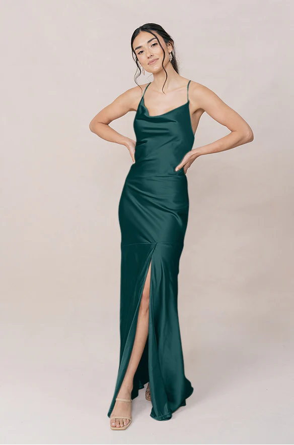Kimora Satin Dress | Made To Order - Image 72