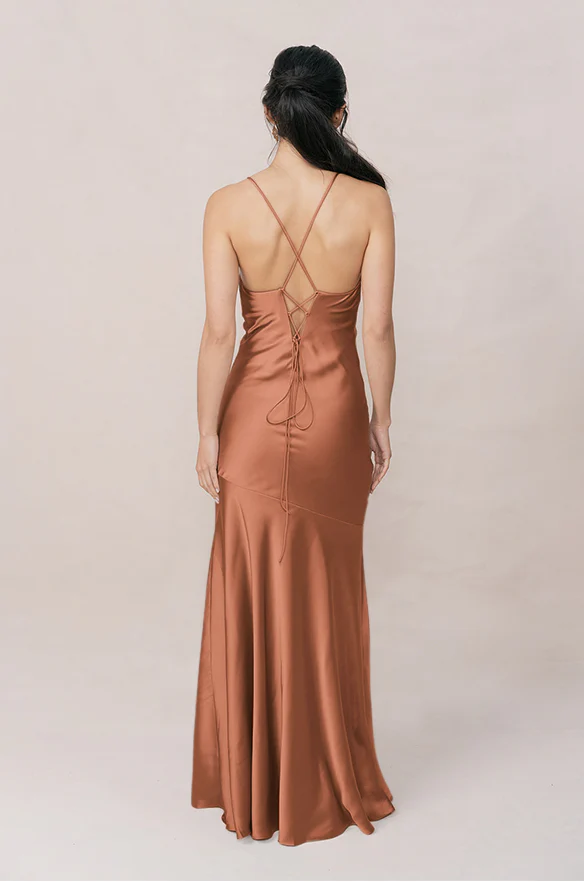 Kimora Satin Dress | Made To Order - Image 75