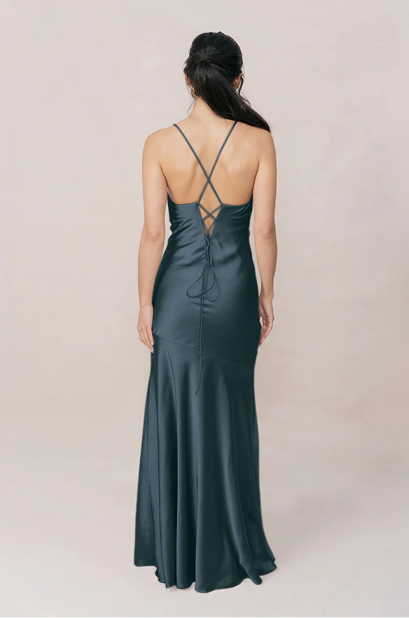 Kimora Satin Dress | Made To Order - Image 87