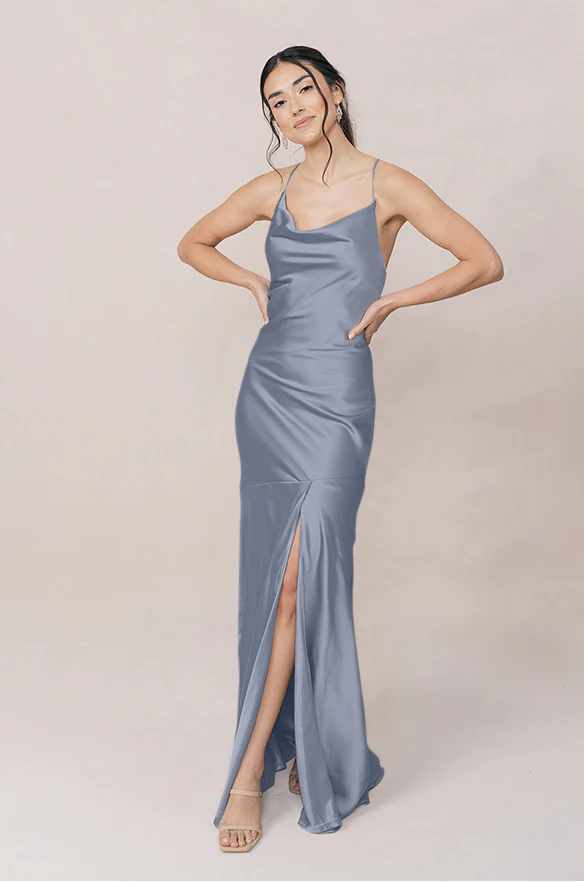 Kimora Satin Dress | Made To Order - Image 88