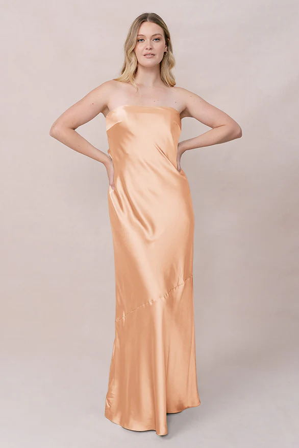 Leo Satin Dress | Made To Order - Image 119