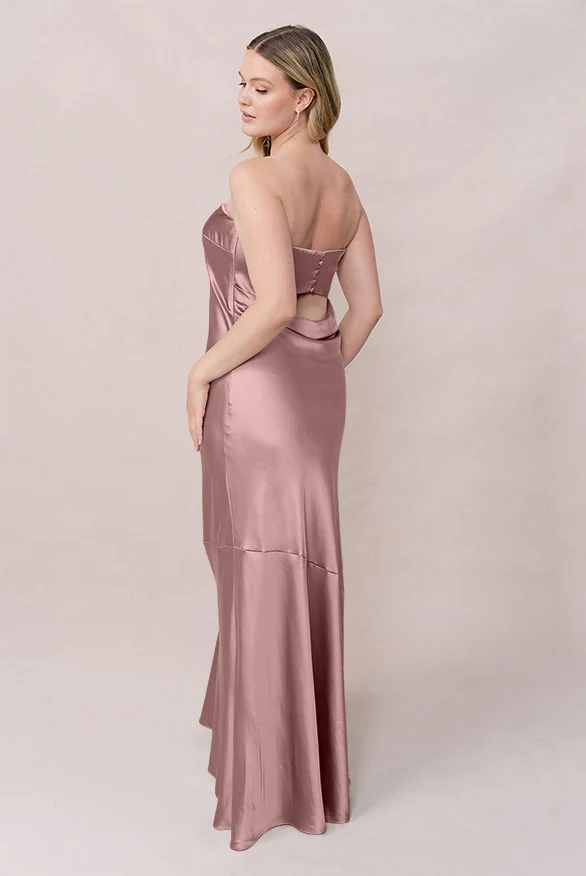Leo Satin Dress | Made To Order - Image 132