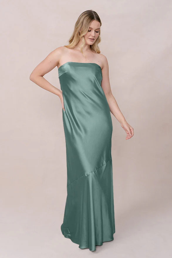 Leo Satin Dress | Made To Order - Image 133