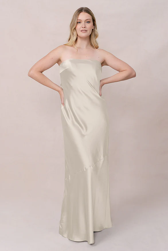 Leo Satin Dress | Made To Order - Image 145