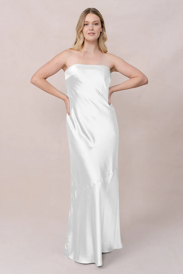 Leo Satin Dress | Made To Order - Image 155