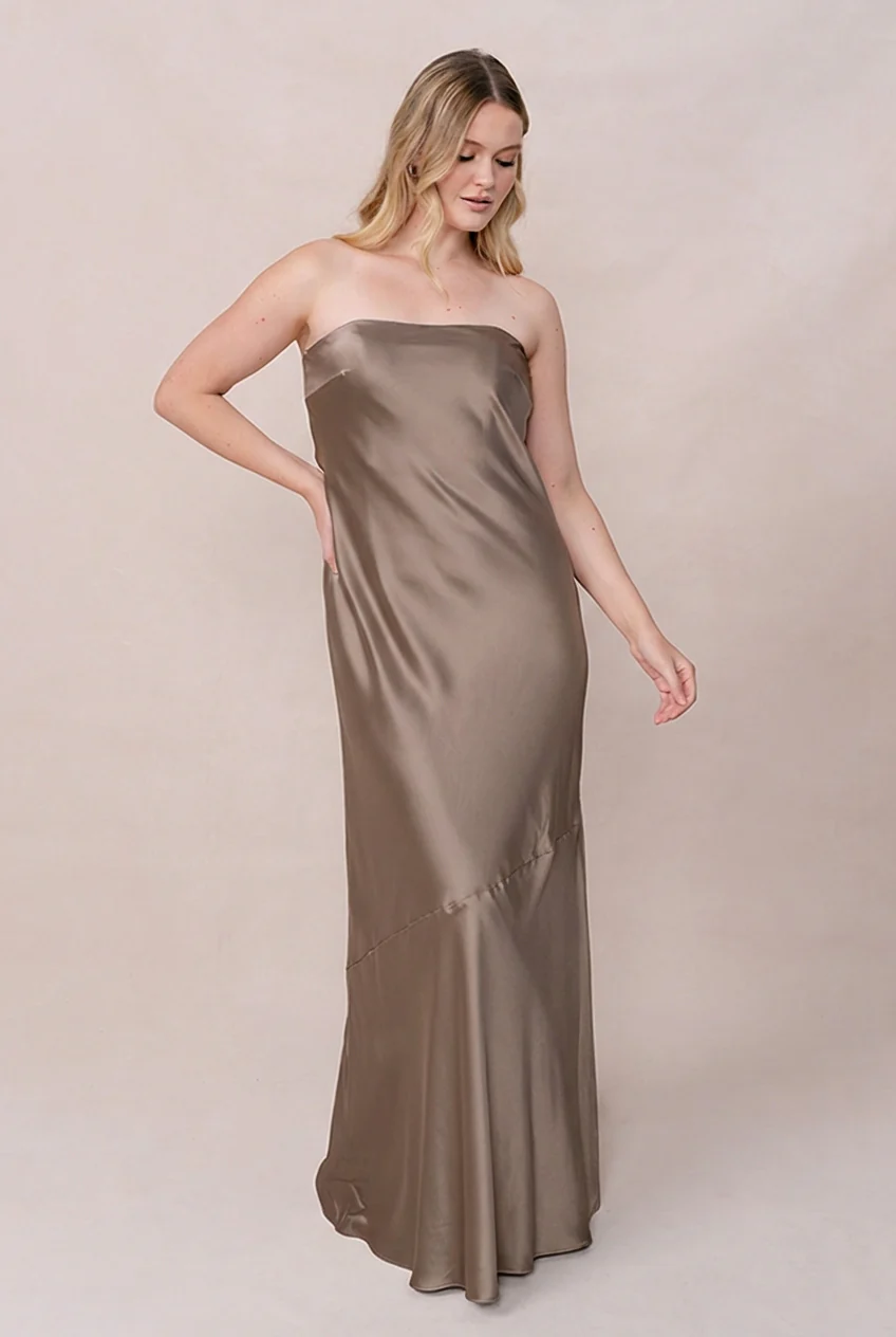Leo Satin Dress | Made To Order - Image 176