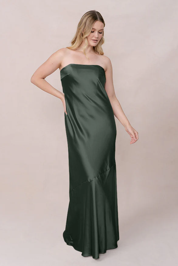 Leo Satin Dress | Made To Order - Image 75