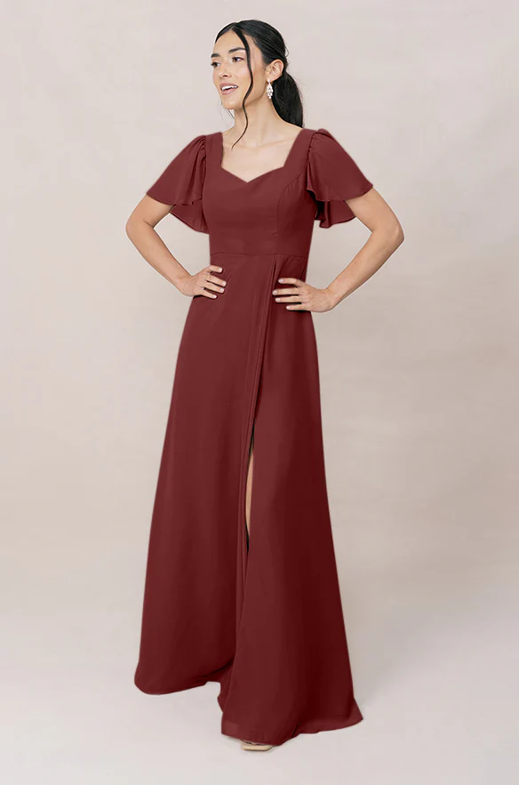 Madeline Convertible Chiffon Dress | Made To Order - Image 35