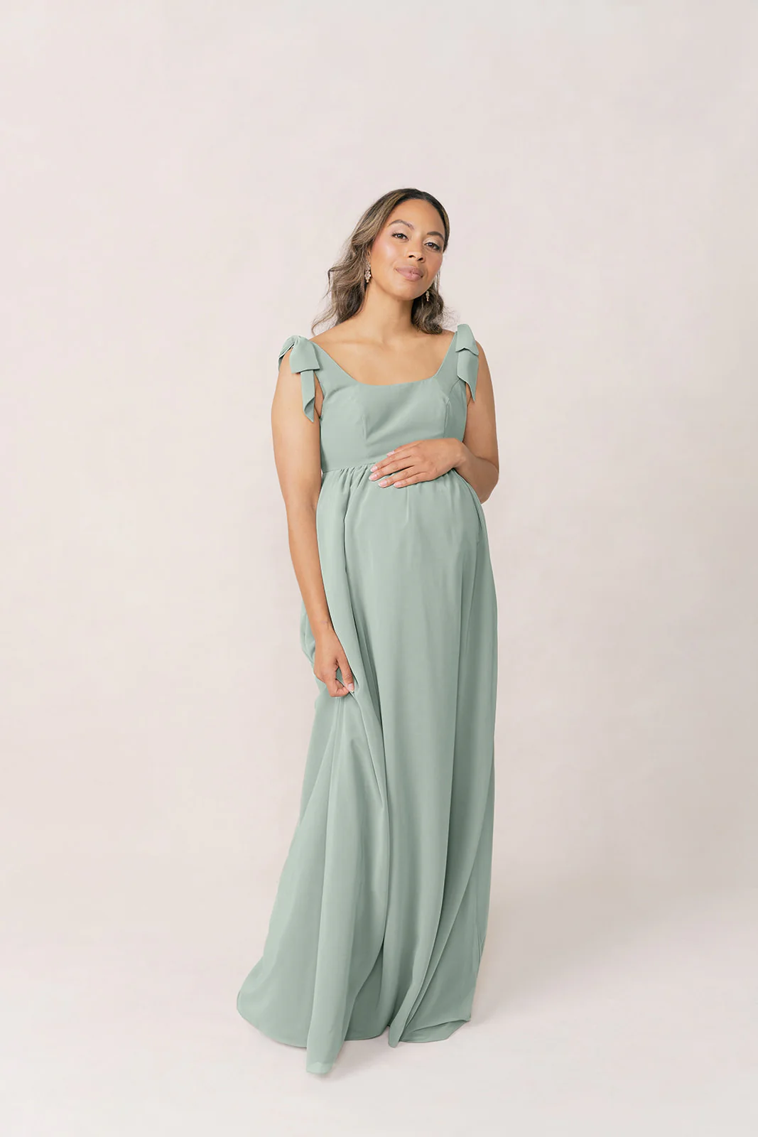 Maternity Bowie Chiffon Dress | Made To Order - Image 40