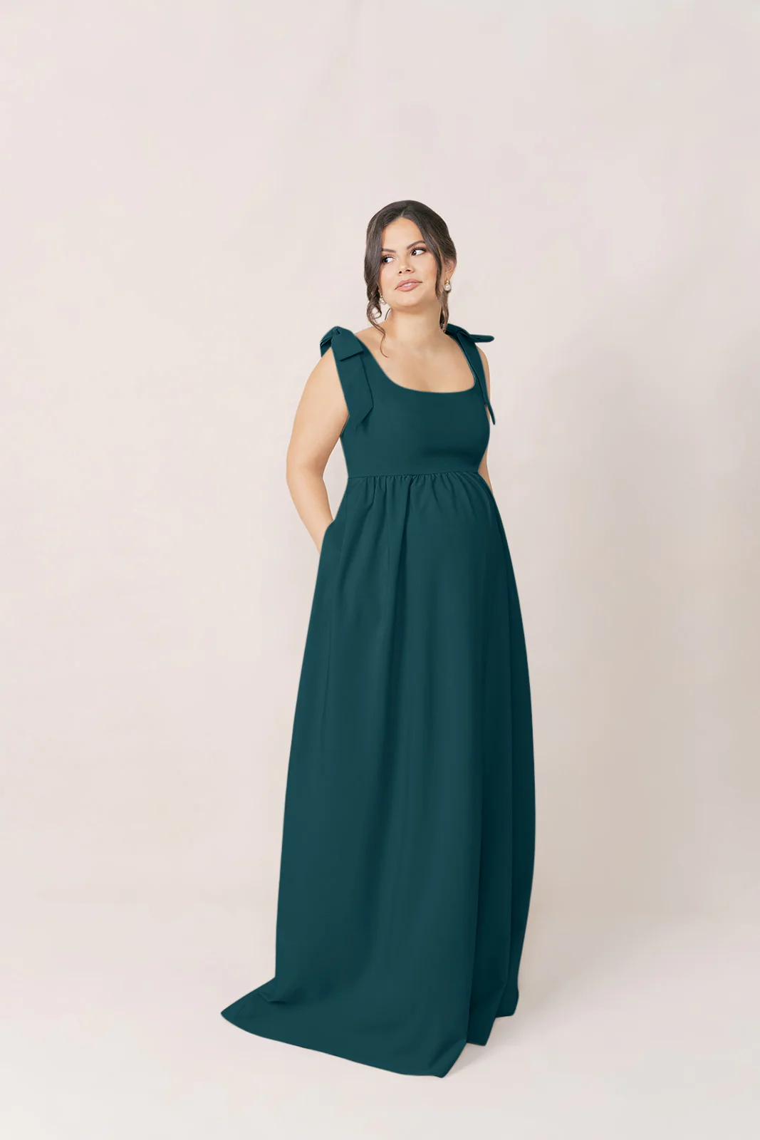 Maternity Bowie Crepe Dress | Made To Order - Image 10