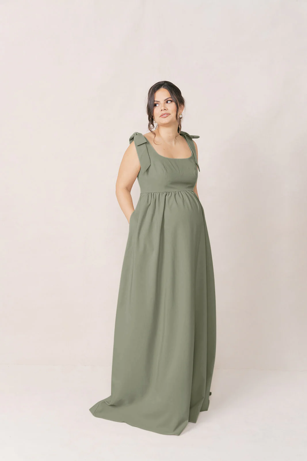 Maternity Bowie Crepe Dress | Made To Order - Image 32