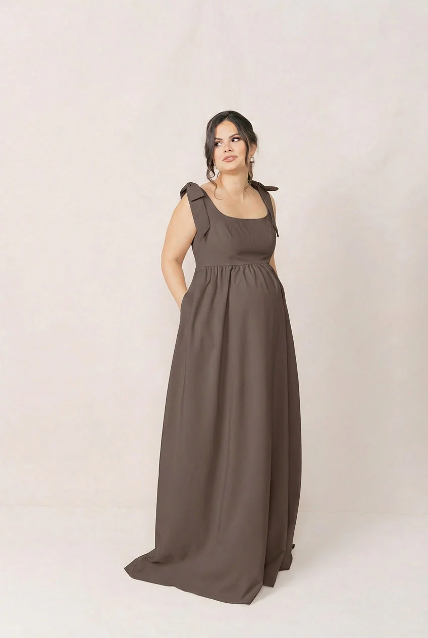 Maternity Bowie Crepe Dress | Made To Order - Image 61