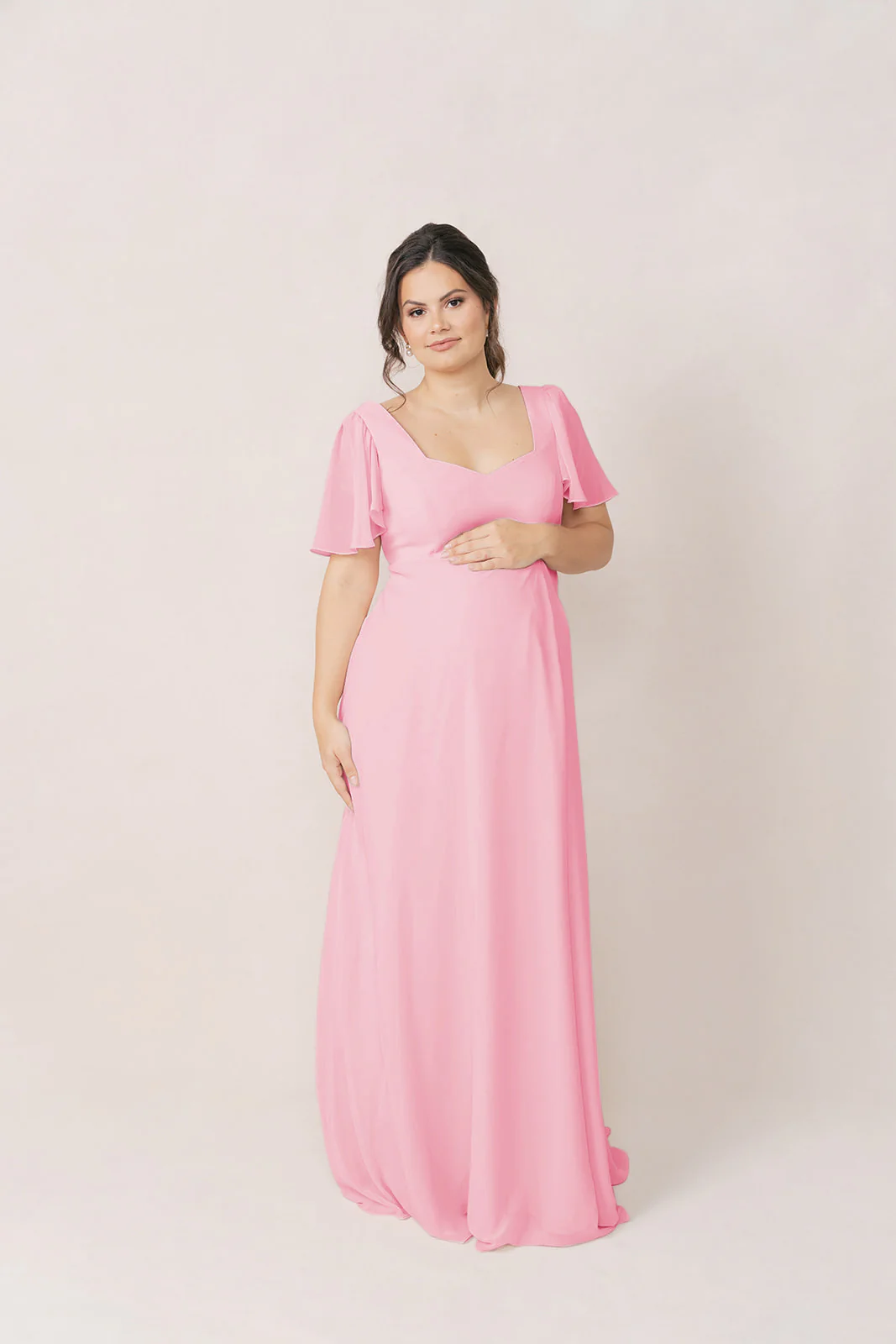 Maternity Madeline Convertible Chiffon Dress | Made To Order - Image 36