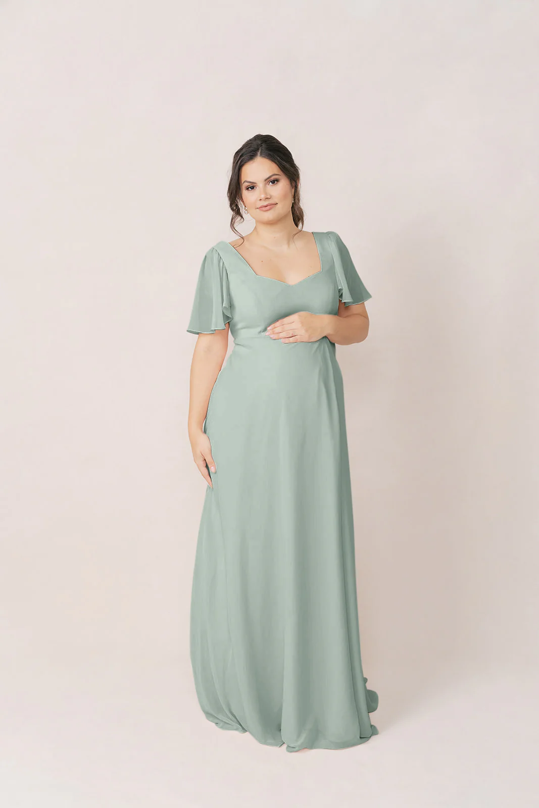 Maternity Madeline Convertible Chiffon Dress | Made To Order - Image 40