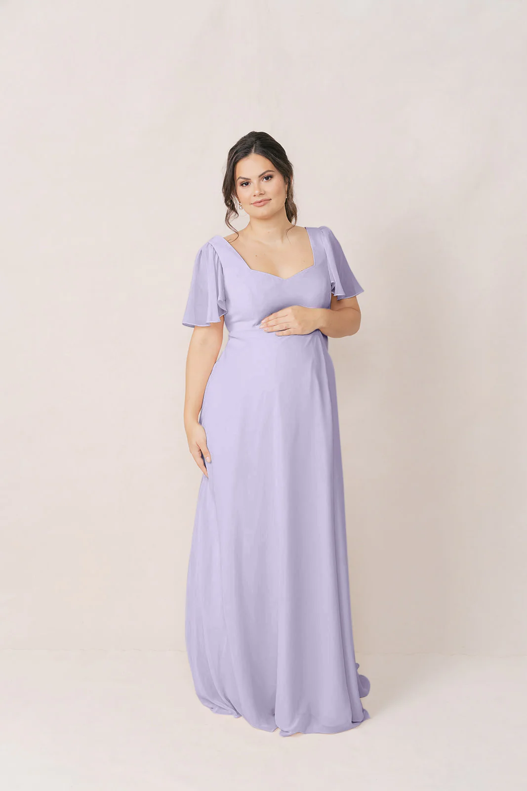 Maternity Madeline Convertible Chiffon Dress | Made To Order - Image 49