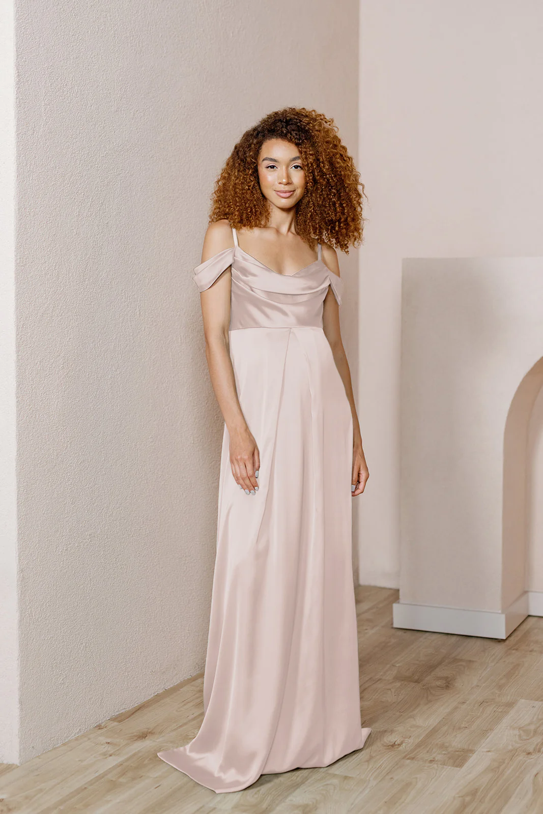 Maternity Sienna Satin Dress | Made To Order - Image 26