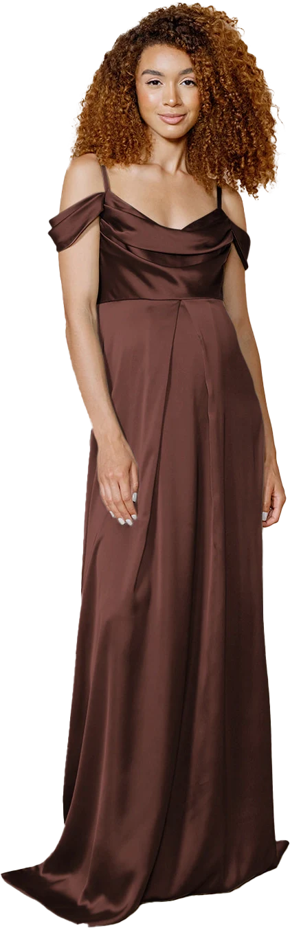 Maternity Sienna Satin Dress | Made To Order - Image 84